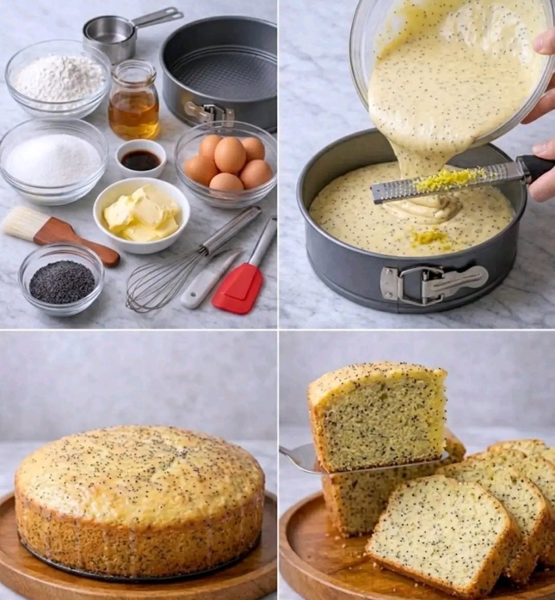 Lemon Poppy Seed Cake