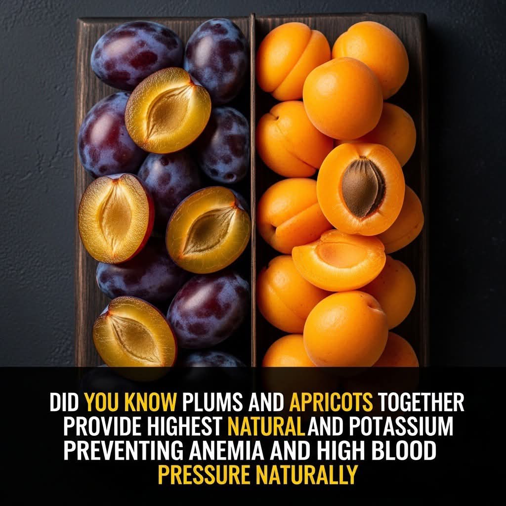 Plums and Apricots The Natural Duo for Better Health, Strong Blood, and Balanced Blood Pressure